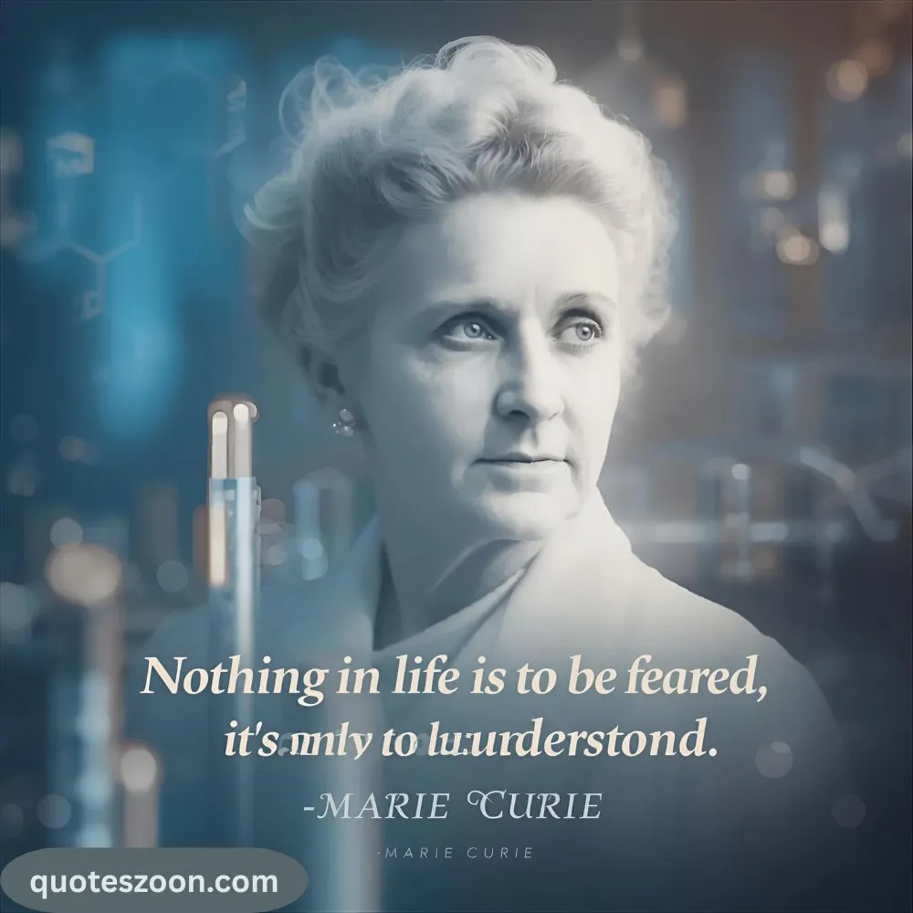 Marie Curie Short Quotes