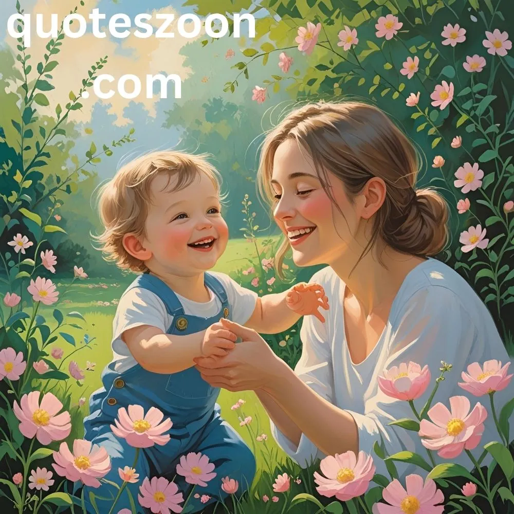 Simple Happiness of a Child Quotes from Mother