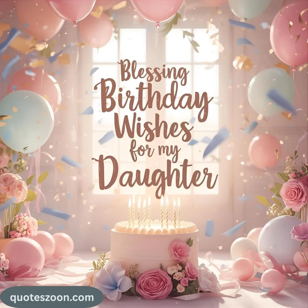 Blessing Birthday Wishes for my Daughter