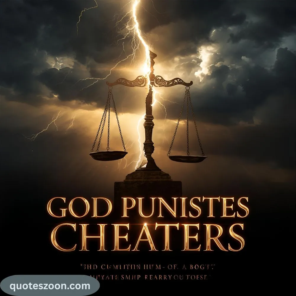 God Punishes Cheaters Quotes