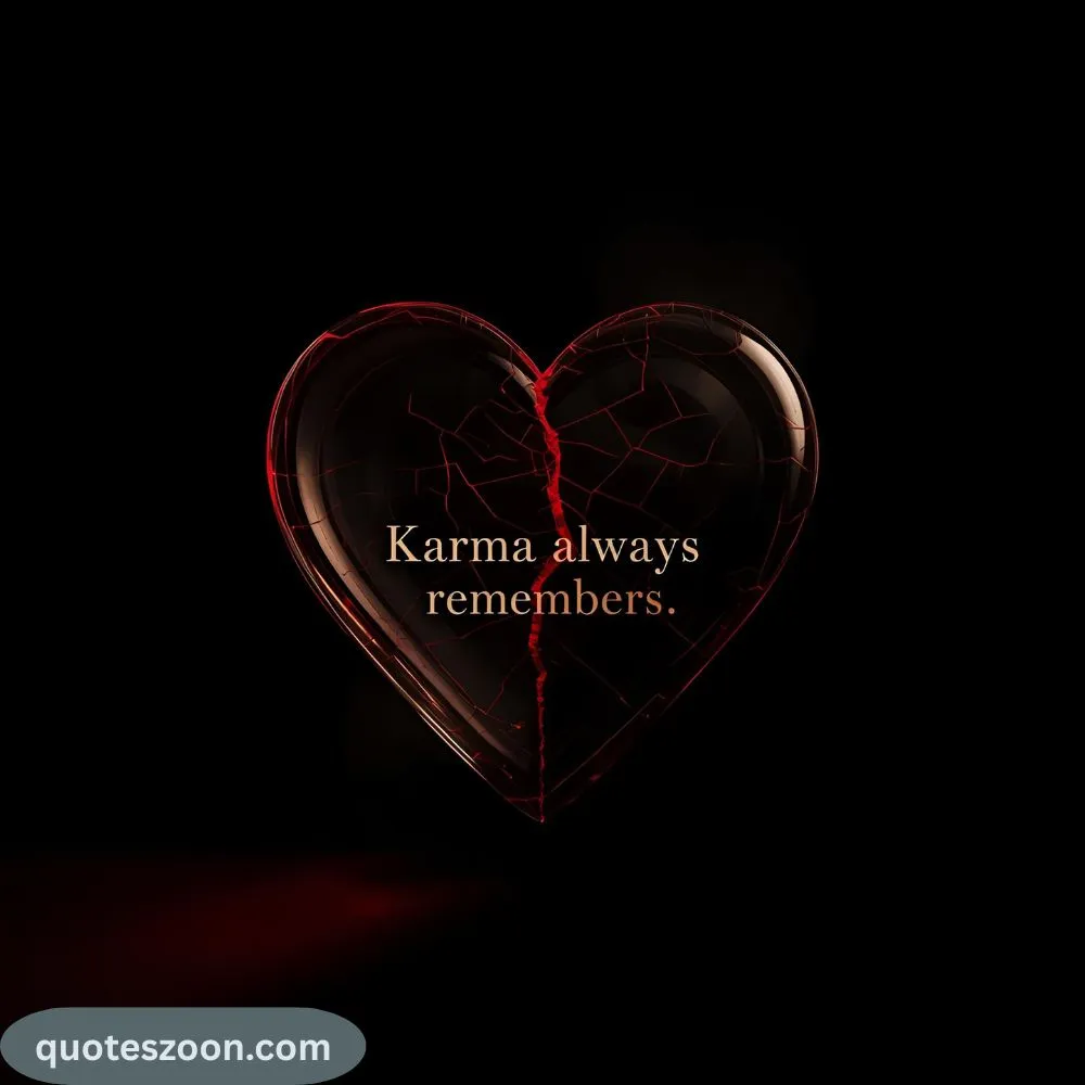 Hurt karma Quotes Short