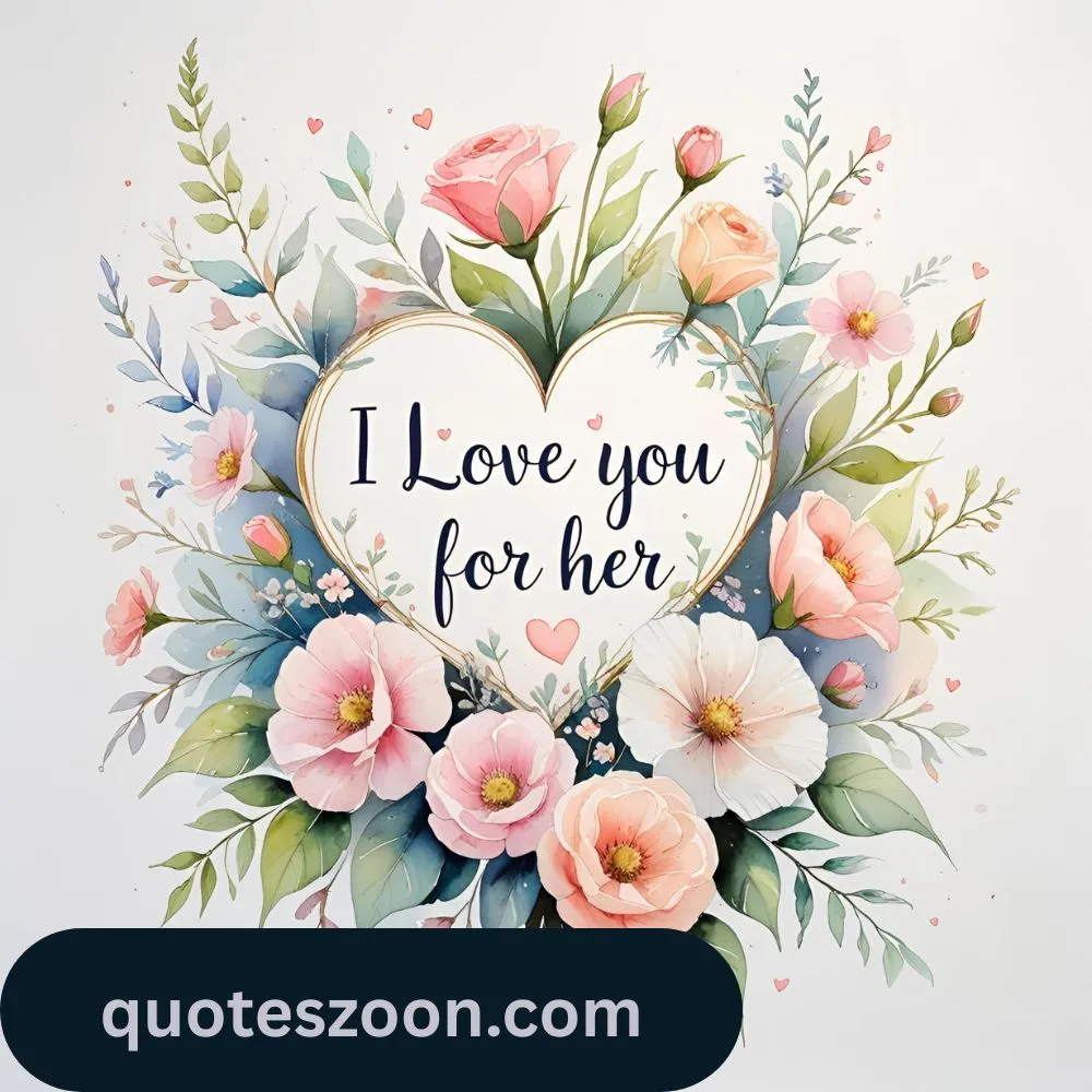 I Love You Quotes for Her