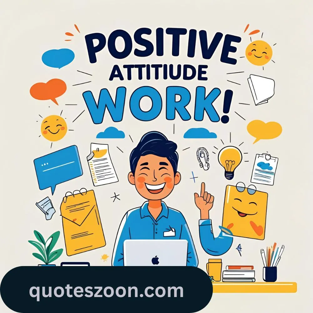 Positive Attitude Funny Motivational Quotes for Work
