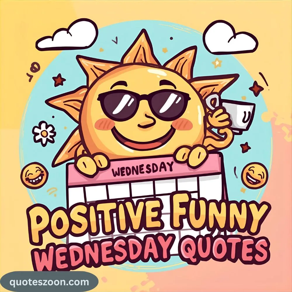 Positive Funny Wednesday Quotes