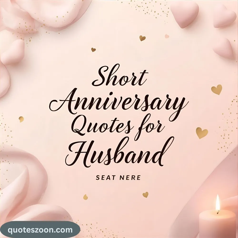 Short anniversary quotes for husband