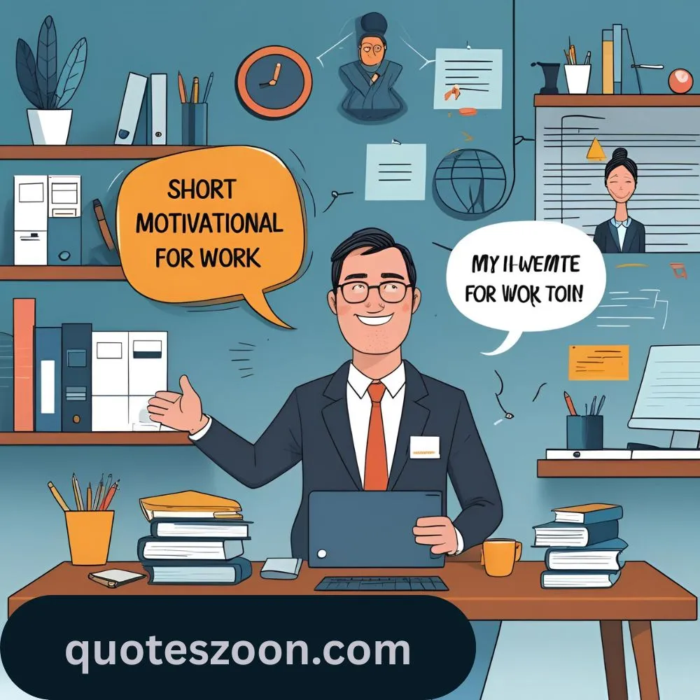 Short Funny Motivational Quotes for Work