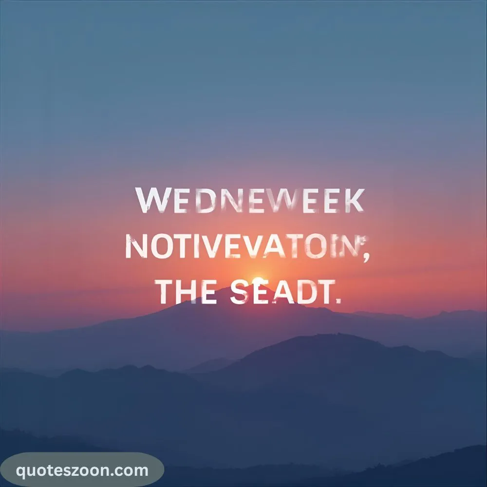 Short Wednesday Motivational Quotes