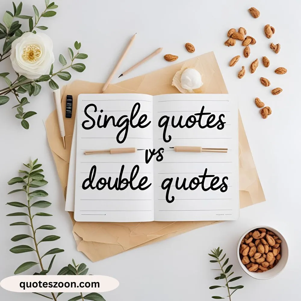 Single Quotes vs Double Quotes