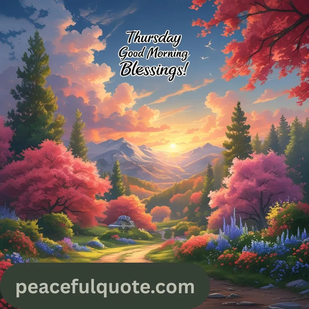 Thursday Good Morning Blessings Quotes