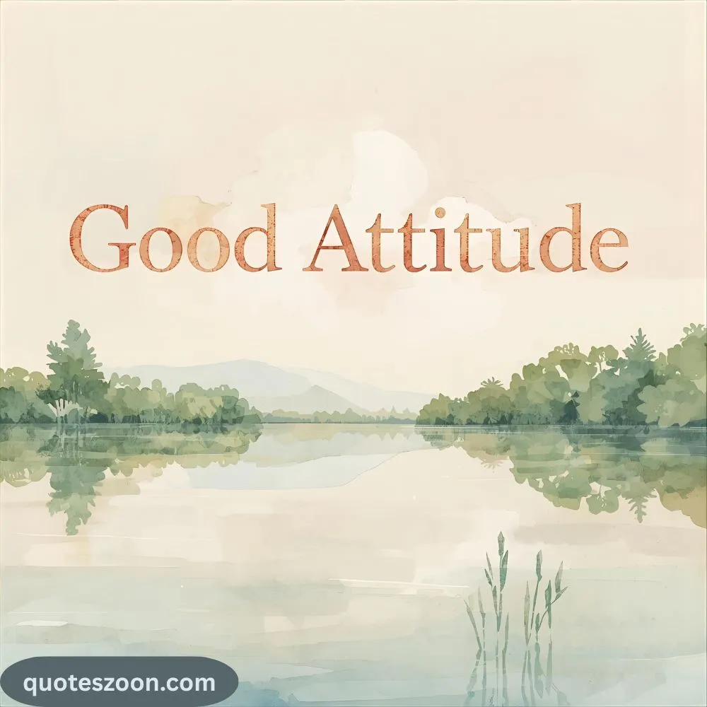 Good Attitude Quotes