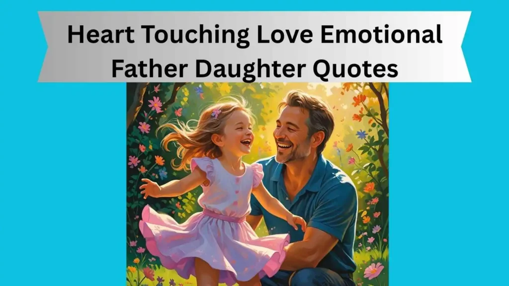 Heart Touching Love Emotional Father Daughter Quotes