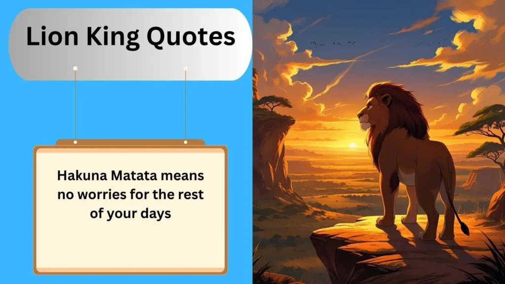 Lion King Quotes
