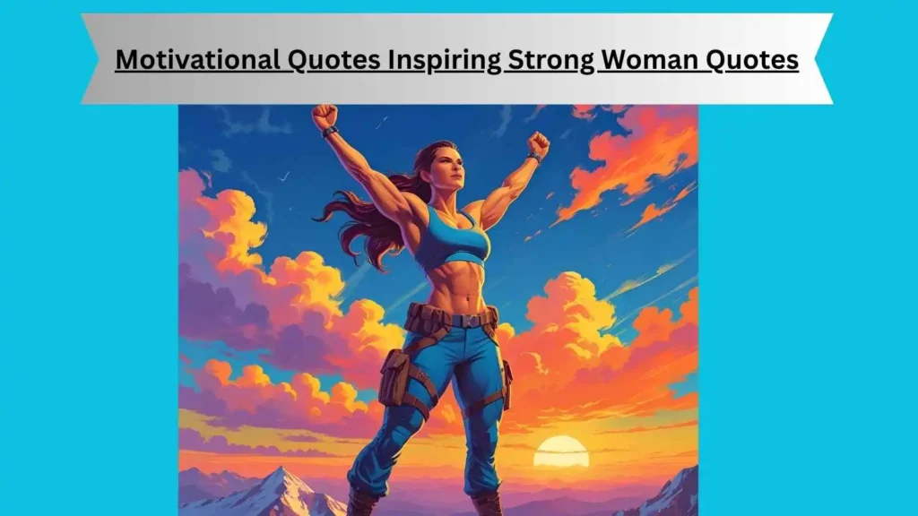 Motivational Quotes Inspiring Strong Woman Quotes