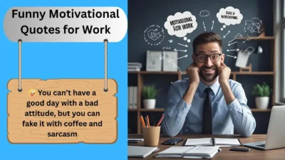 Funny Motivational Quotes for Work