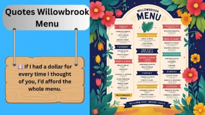 Quotes Willowbrook Menu